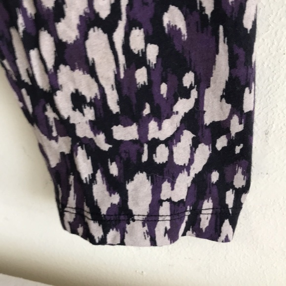 Dries Van Noten long sleeve shirt size Large Purple cream black abstract pattern - Picture 7 of 11